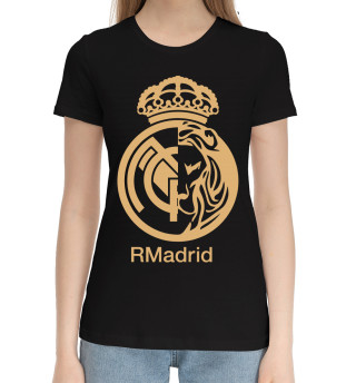 Женская хлопковая футболка Real Madrid