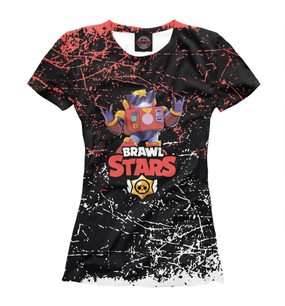 Футболка для девочек с изображением BRAWL STARS SURGE цвета Белый