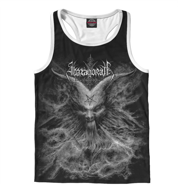 Мужская майка-борцовка с изображением Abazagorath цвета Белый