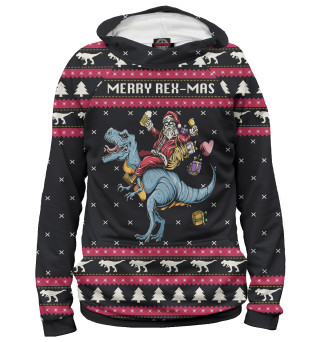 Женское худи Merry Rex-mas