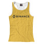 Женская майка-борцовка Binance