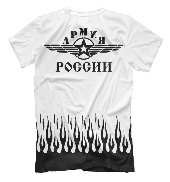Мужская футболка с изображением Вежливые Люди (огонь) цвета Белый