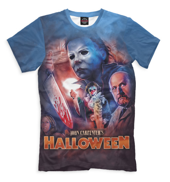 Мужская футболка с изображением Хэллоуин 1978 цвета Белый