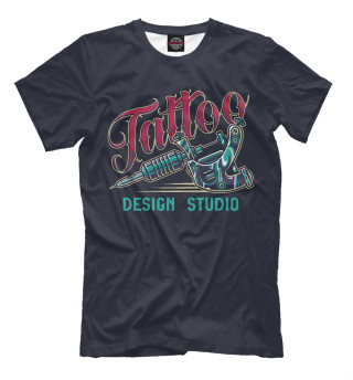 Мужская футболка Tattoo design studio