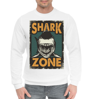 Мужской хлопковый свитшот Shark Zone