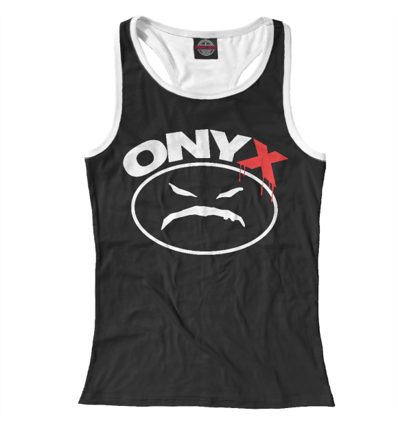 Женская майка-борцовка с изображением Fredro Starr - Onyx цвета Белый