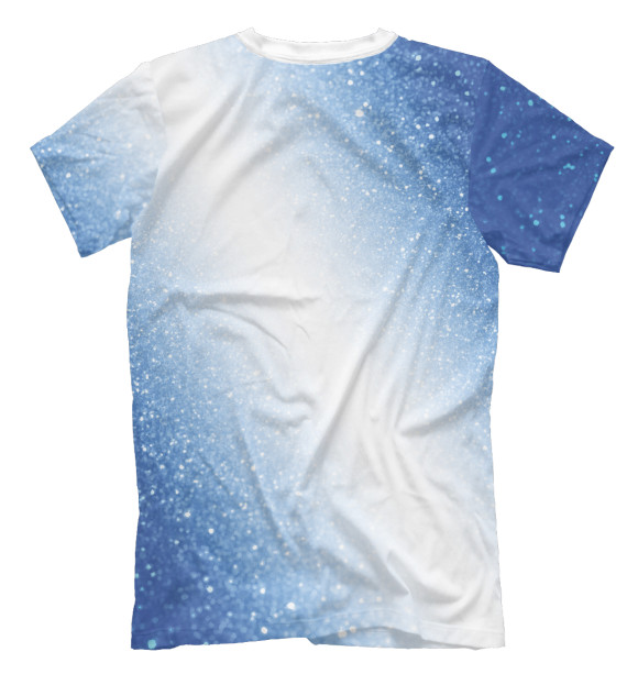 Мужская футболка с изображением Kia Creed | Шум (Вертикально) цвета Белый