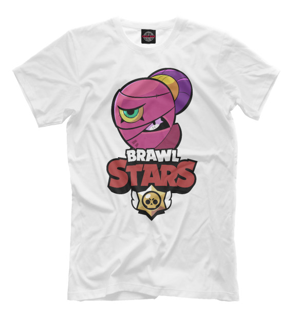 Мужская футболка с изображением Brawl Stars Tara цвета Белый