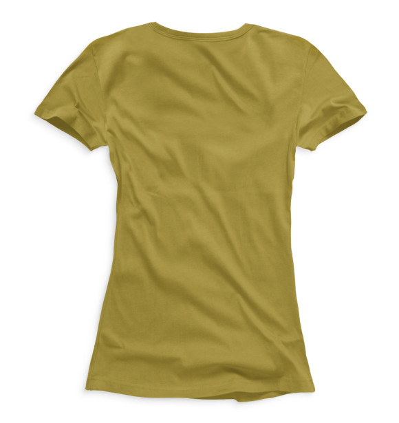 Женская футболка с изображением Зомби медведь цвета Белый