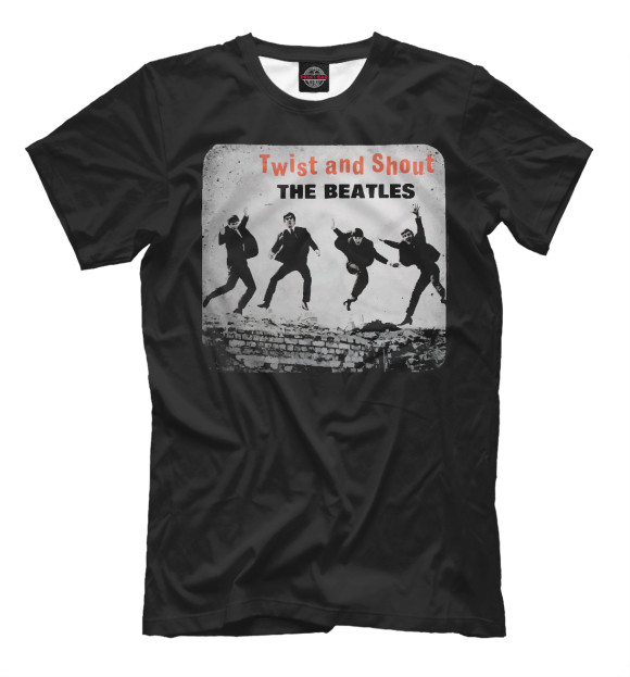 Футболка для мальчиков с изображением The Beatles twist and shout цвета Белый