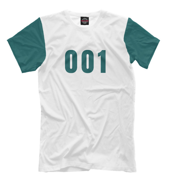 Мужская футболка с изображением Oh Il-nam 001 цвета Белый