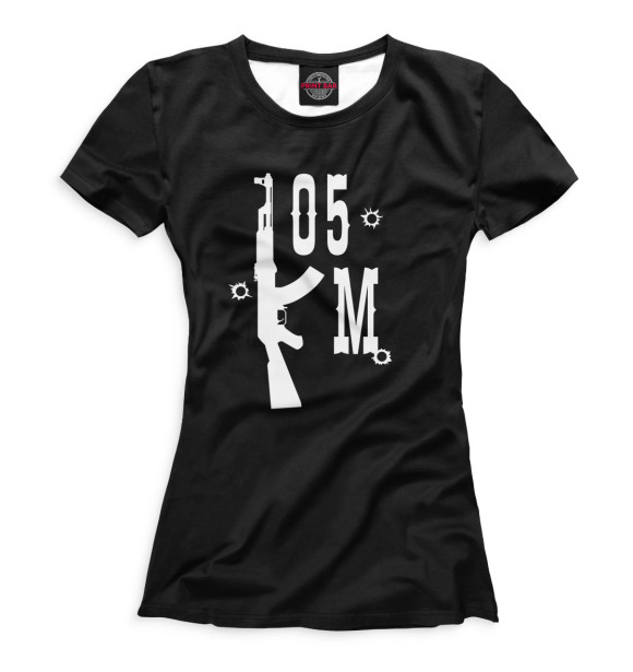 Женская футболка с изображением Нурминский цвета Белый