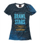 Женская футболка Brawl Stars Gaming PRO синий