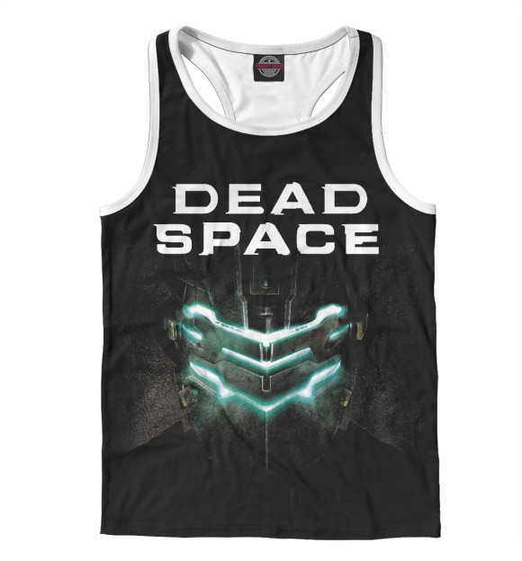 Мужская майка-борцовка с изображением Dead Space цвета Белый