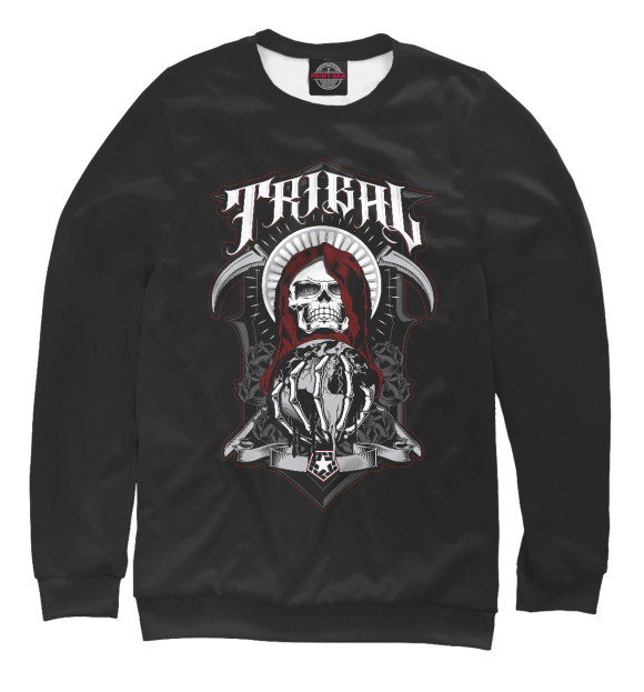 Свитшот для мальчиков с изображением Tribal Gear цвета Белый