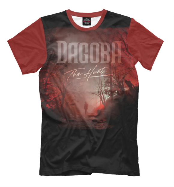 Мужская футболка с изображением Dagoba цвета Белый