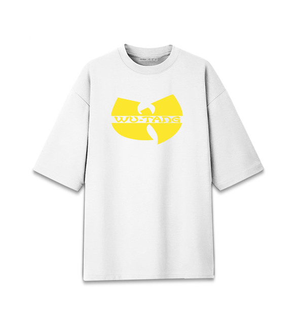 Женская футболка оверсайз с изображением Wu-Tang Clan цвета Белый