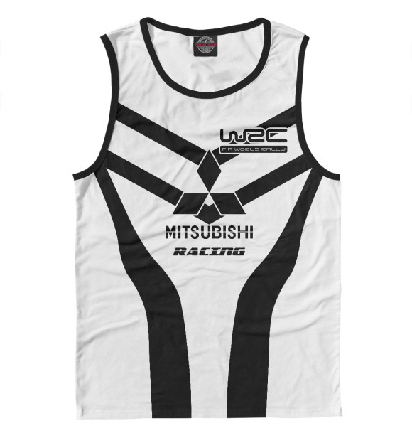 Майка для мальчика с изображением Mitsubishi цвета Белый