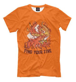 Мужская футболка Найди свой огонь