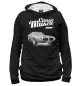 Женское худи Classic muscle car (черный фон)
