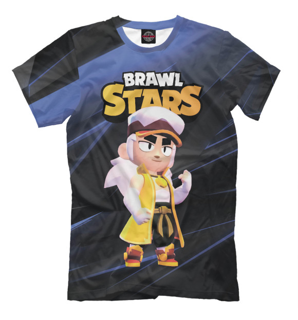 Футболка для мальчиков с изображением FANG BRAWL STARS цвета Белый