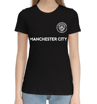 Хлопковая футболка для девочек Manchester City