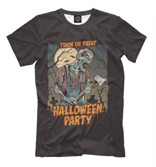 Мужская футболка Halloween party