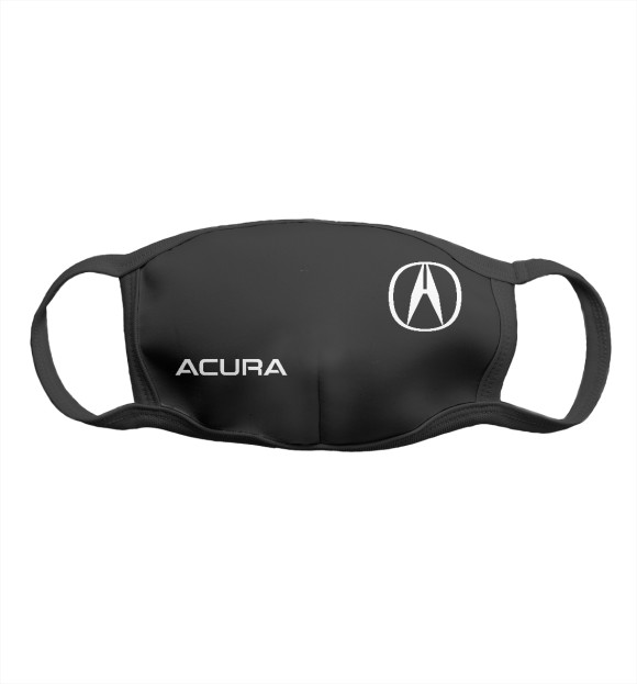 Маска тканевая с изображением Acura цвета Белый