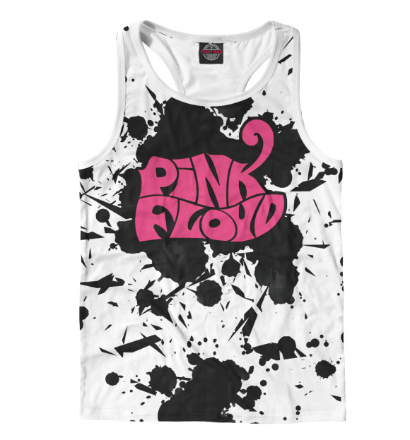 Мужская майка-борцовка с изображением Pink Floyd цвета Белый