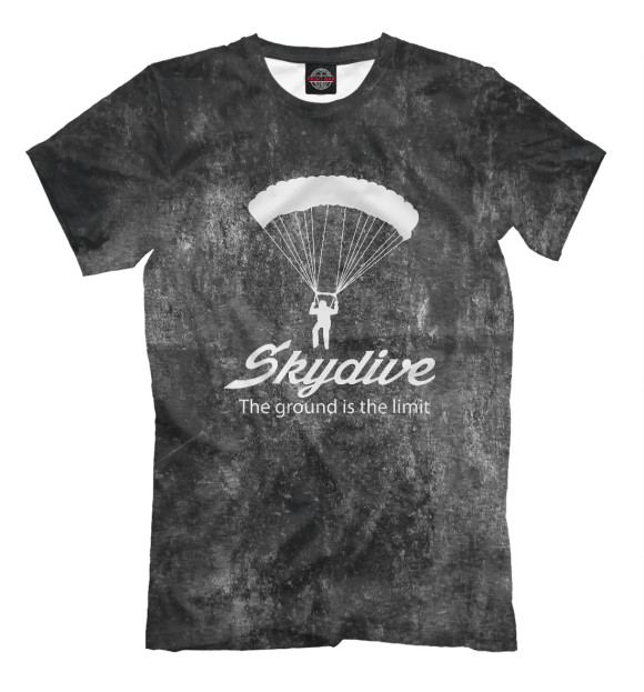Футболка для мальчиков с изображением Skydive the Ground цвета Белый