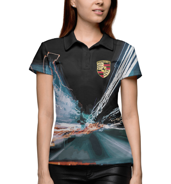 Женское поло с изображением Extreme цвета Белый