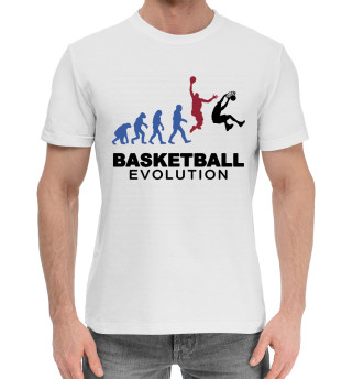 Хлопковая футболка для мальчиков Эволюция баскетбола