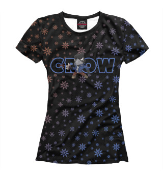 Женская футболка Brawl Stars Crow - Снежный