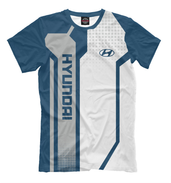 Футболка для мальчиков с изображением Hyundai Driver team цвета Белый