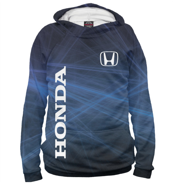 Женское худи с изображением Honda цвета Белый