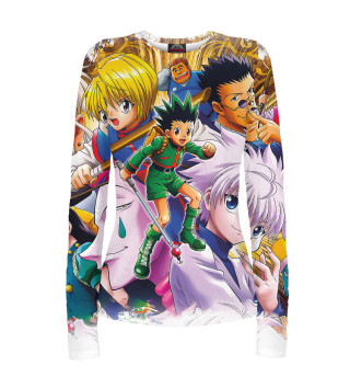 Женский лонгслив Hunter x Hunter персонажи