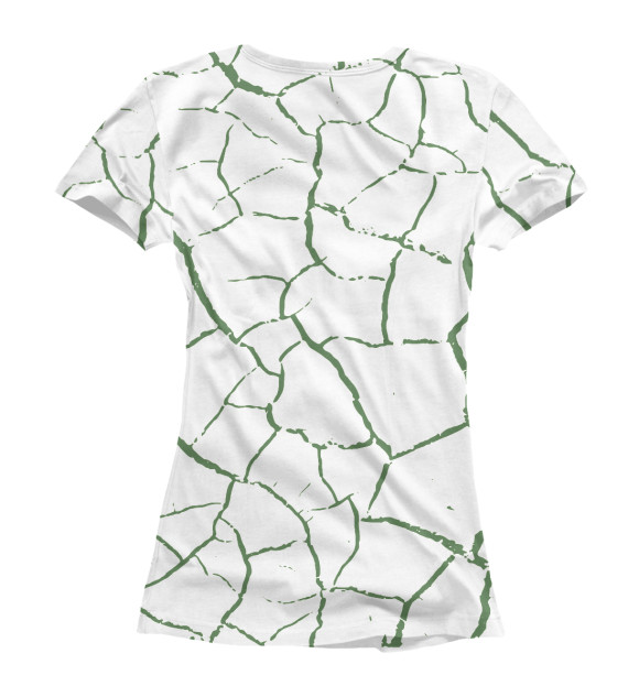 Женская футболка с изображением Авокадо ахаха цвета Белый