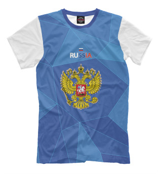 Мужская футболка Россия спорт