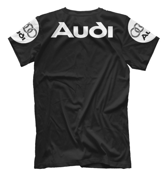 Футболка для мальчиков с изображением Audi цвета Белый