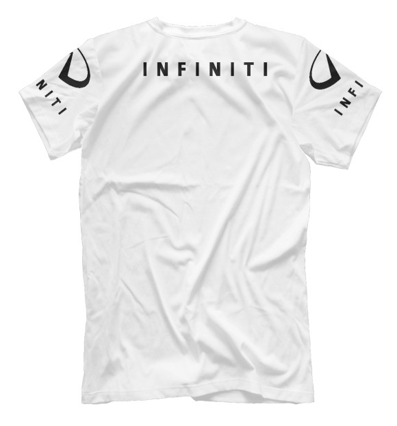 Футболка для мальчиков с изображением Infiniti цвета Белый