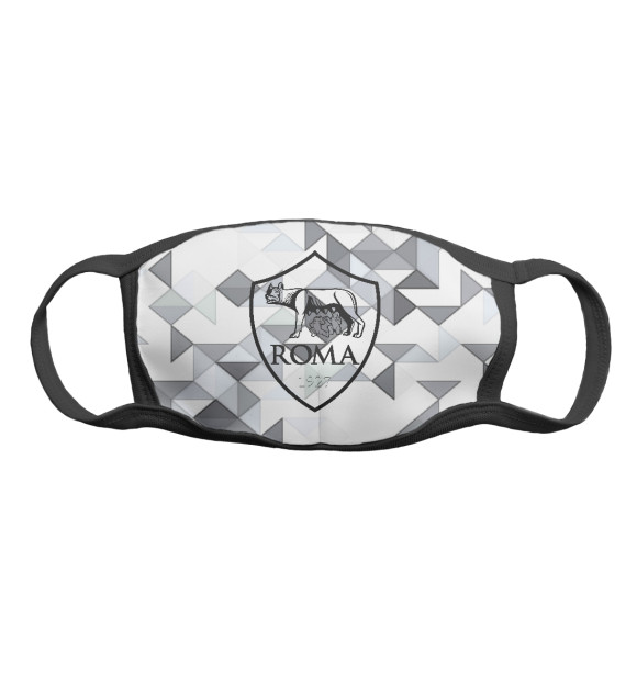 Маска тканевая с изображением ROMA цвета Белый