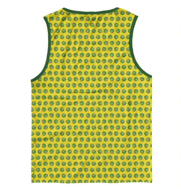 Мужская майка с изображением Вакцина цвета Белый