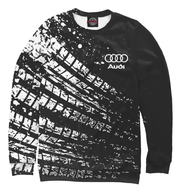 Свитшот для мальчиков с изображением Audi цвета Белый