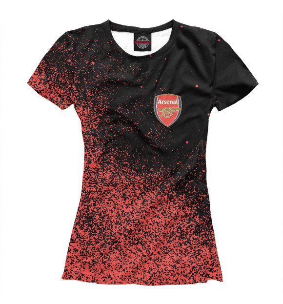 Футболка для девочек с изображением Arsenal цвета Белый