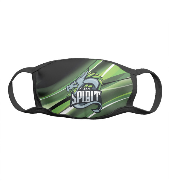 Маска тканевая с изображением Team Spirit цвета Белый