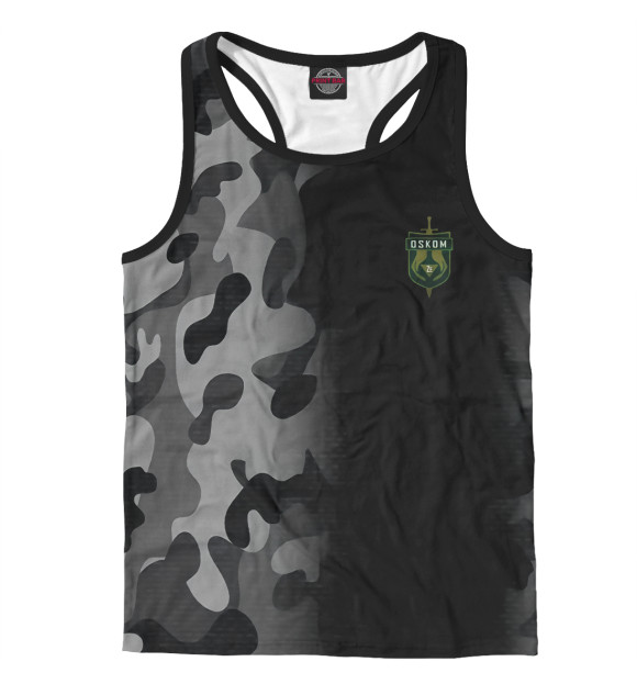 Мужская майка-борцовка с изображением DayZ цвета Белый