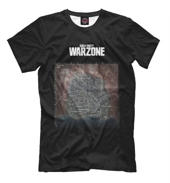 Футболка для мальчиков с изображением Call of Duty Warzone цвета Белый