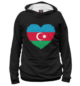 Худи для девочки Сердце Азербайджана