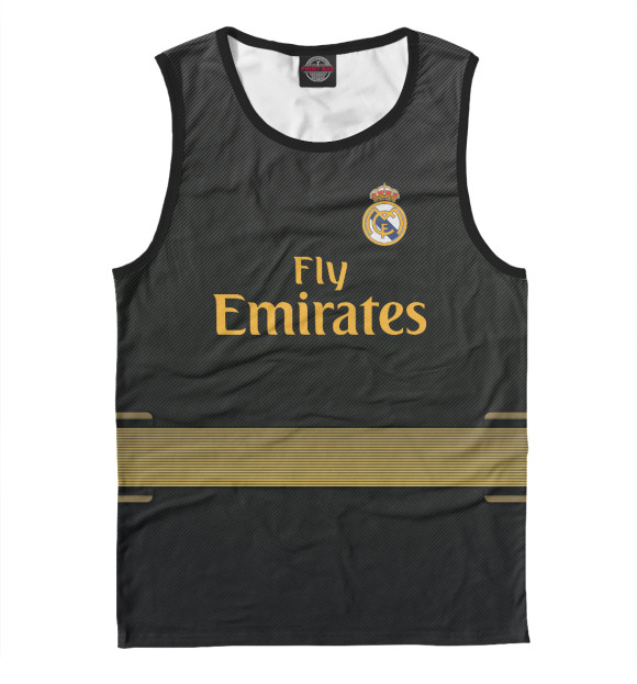 Майка для мальчика с изображением Real Madrid цвета Белый