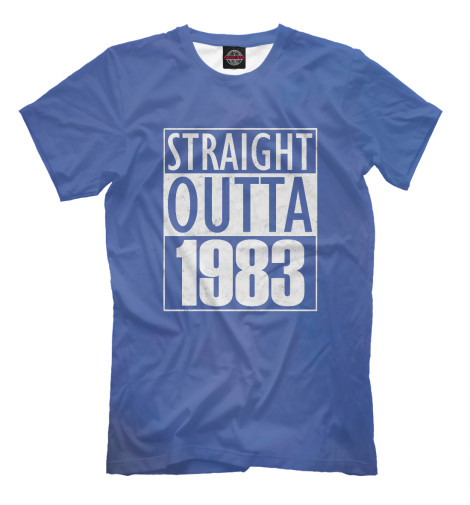 Футболки Print Bar Straight Outta 1983 футболки print bar straight outta 1975